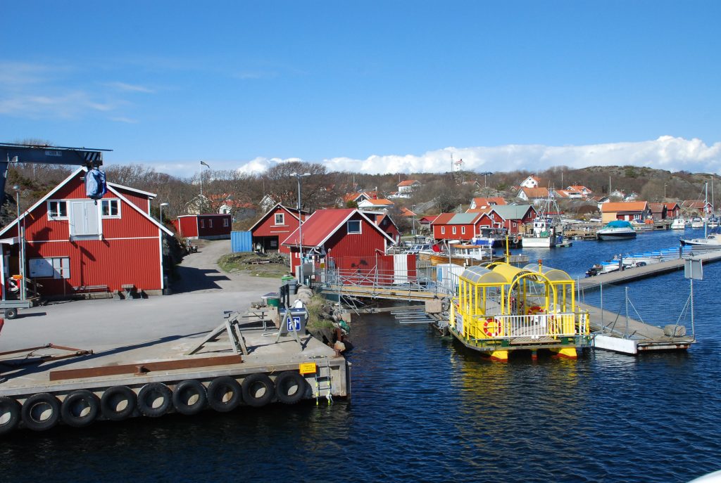 Linfärjan som går mellan Nord- och Sydkoster