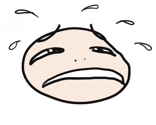 Mycket ängslig emoji