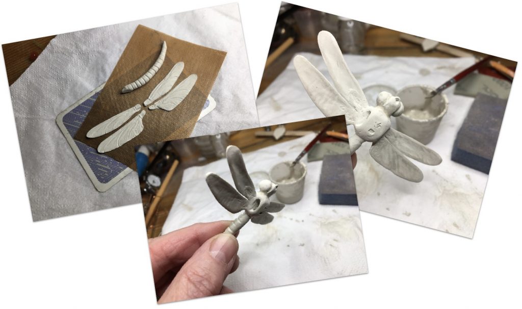 Collage från tillverkningen