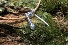 Halsband med silverorm